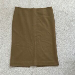 Chic Tan Pencil Skirt